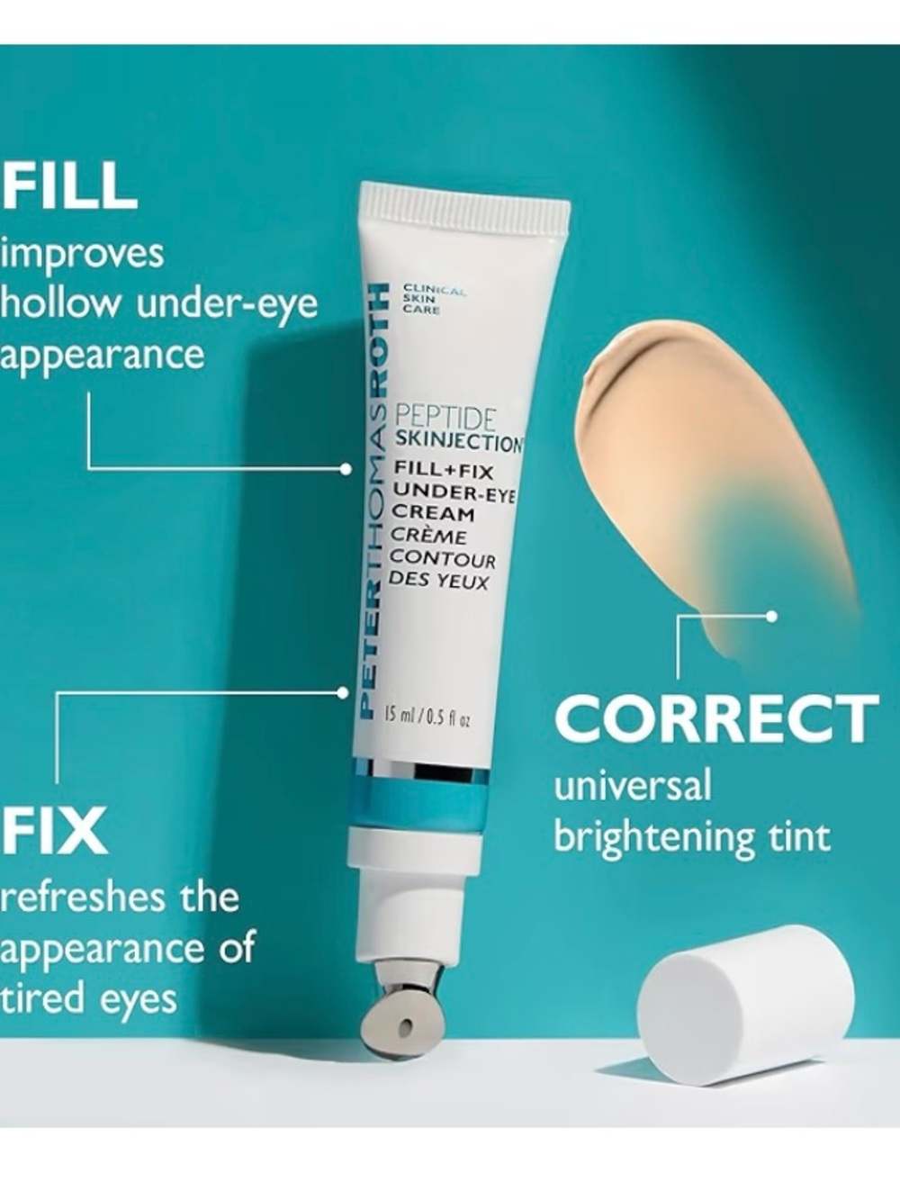 Peter Thomas Roth Peptide Skin Injection Fill + Fix Under-Eye Cream - - Picture 4 of 8